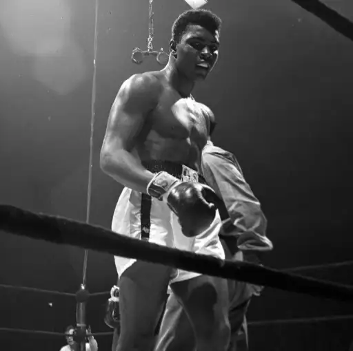 Muhammed Ali pictured during a boxing match